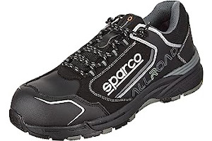 Zapatos De Seguridad Sparco Forester S3 Negro Verde Fluo Talla 40